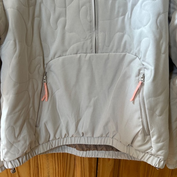 Avalanche Pullover Jacket Quilted Half Zip Off White Women's Size Medium - Picture 9 of 9